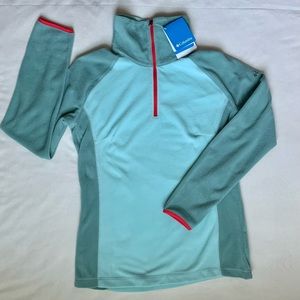 Columbia Glacial III 1/2 Zip Fleece Green NWT